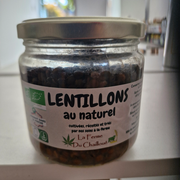 Lentillon au naturel cuit bio